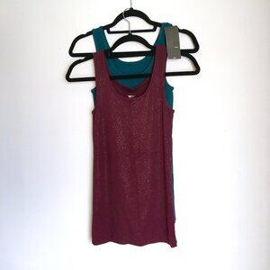 Bundle of Two Mossimo Gold Foil Tank Tops
